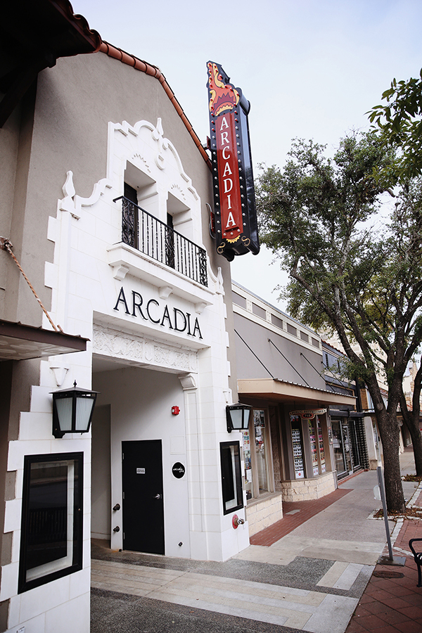 Arcadia Live Kerrville Texas facade