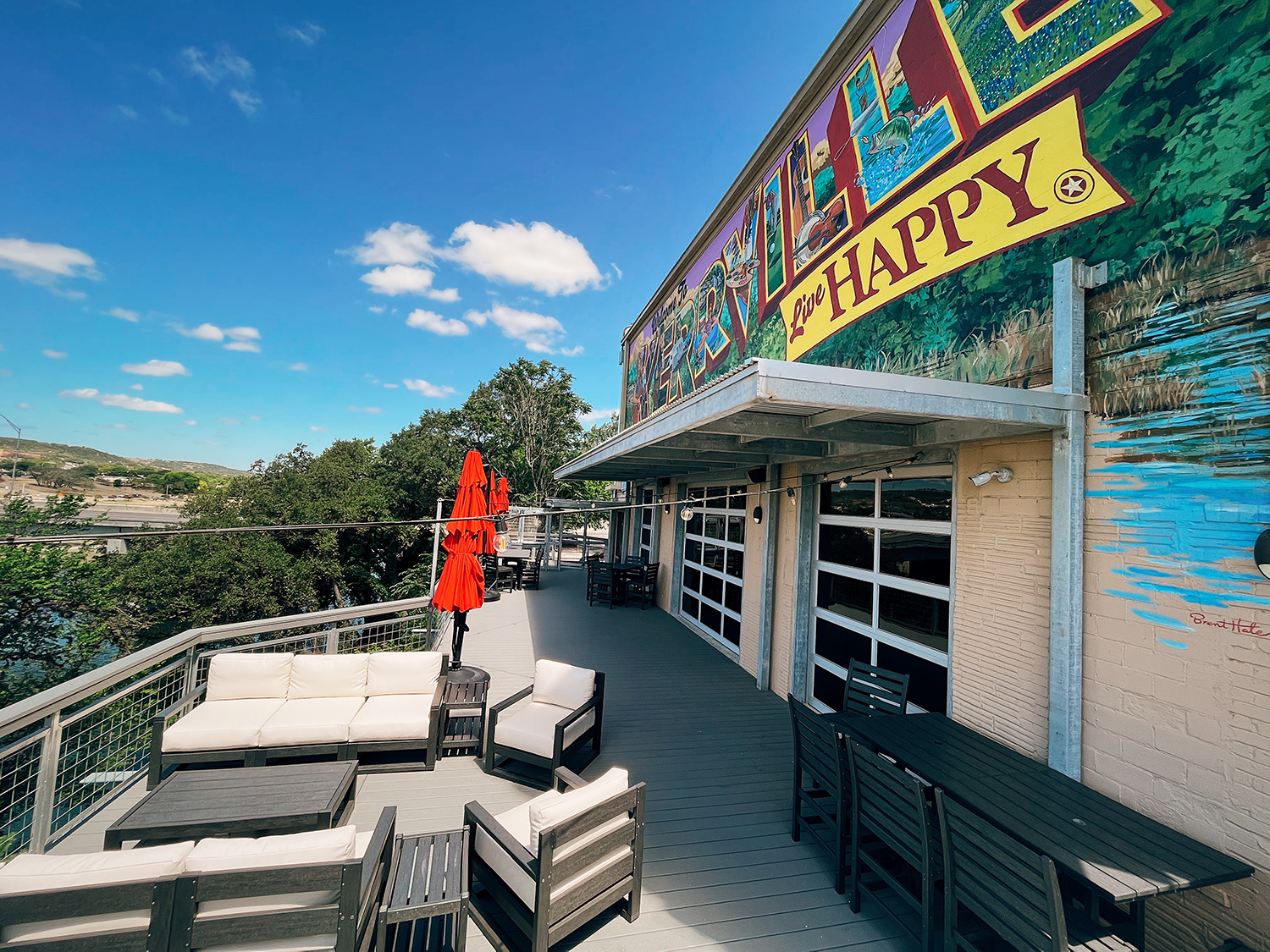 Arcadia Live Kerrville Texas deck mural